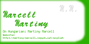 marcell martiny business card